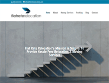 Tablet Screenshot of flatraterelocation.com
